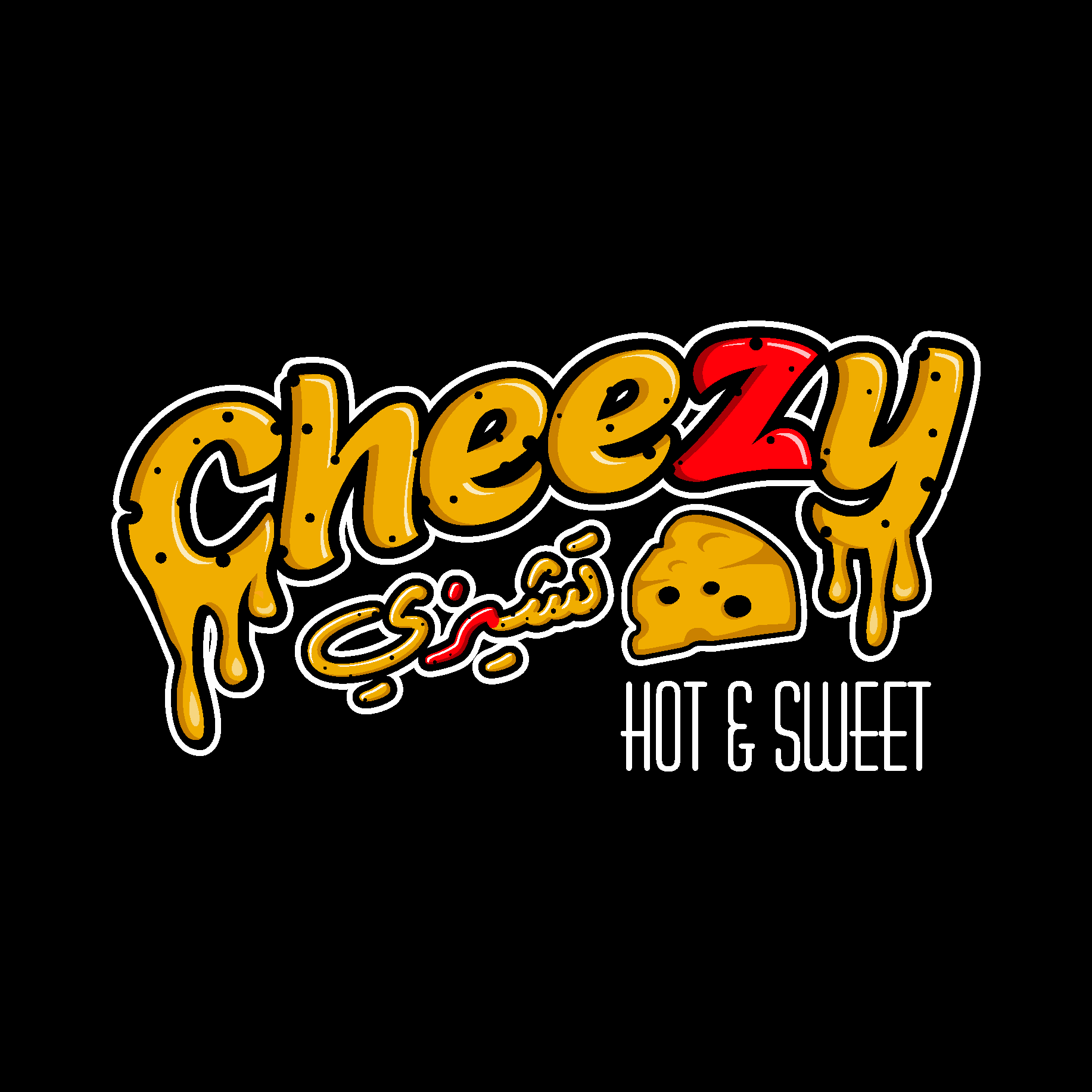 CHEEZY HOT & SWEET Logo Vector Logo